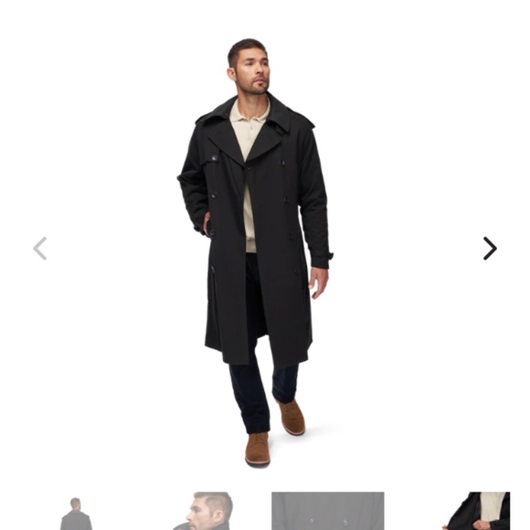 London Fog men's trench coat - Picture 5 of 9